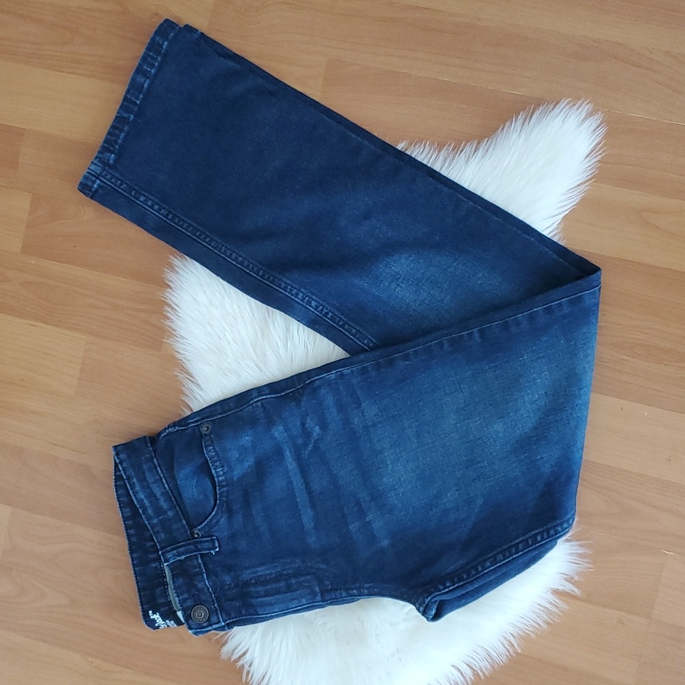 Boys Cat & Jack dark wash straight leg jeans sz 16